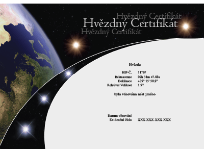 Hvězdný Certifikát